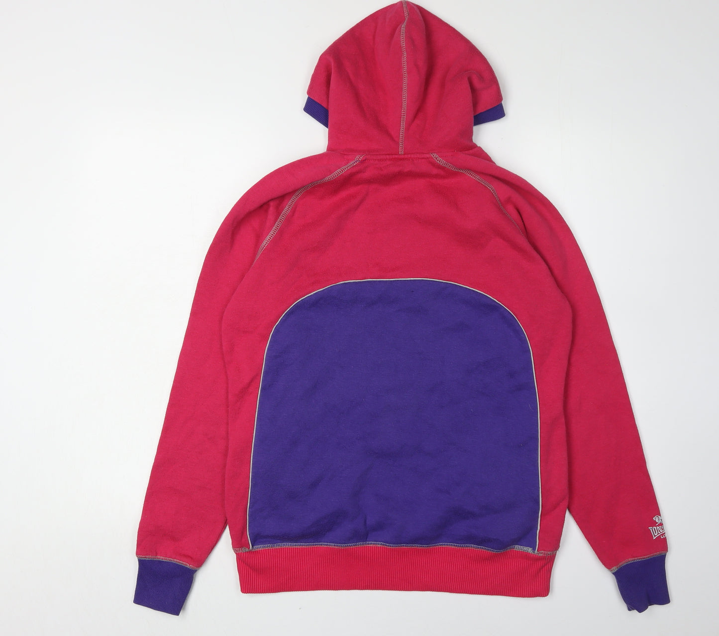 Lonsdale Unisex Multicoloured Pullover Hoodie Size 12