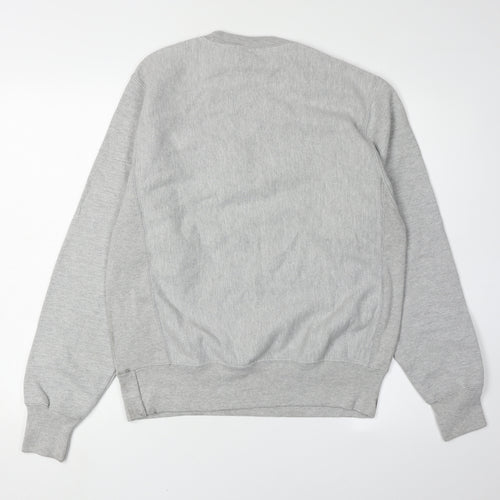 Champion Men's Grey Pullover Sweatshirt - Size S