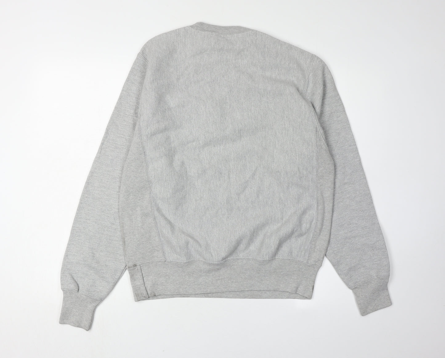 Champion Men's Grey Pullover Sweatshirt - Size S