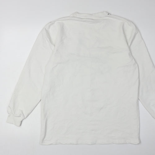 Levi's Men's White Graphic Long Sleeve T-Shirt M