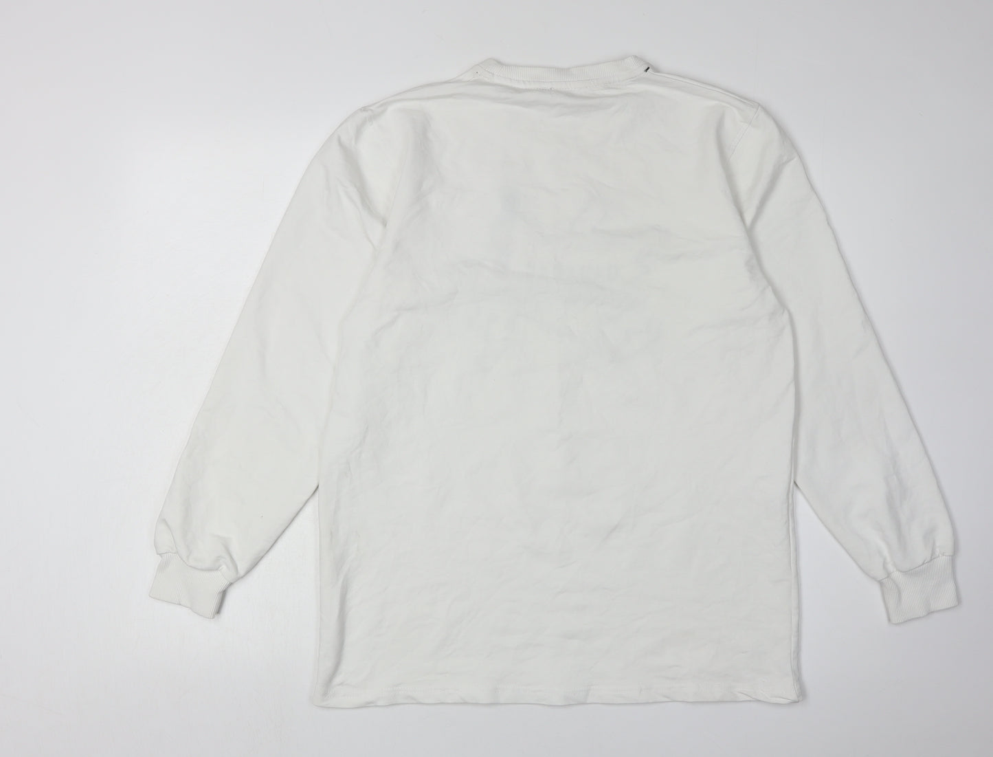 Levi's Men's White Graphic Long Sleeve T-Shirt M
