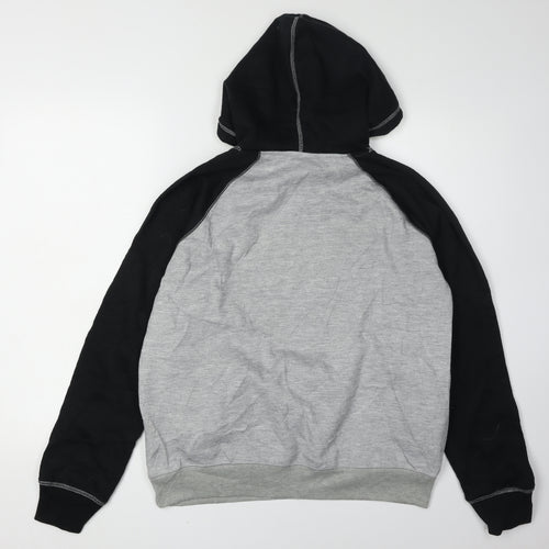 Umbro Men's Grey Hoodie, Size S, Logo Pullover