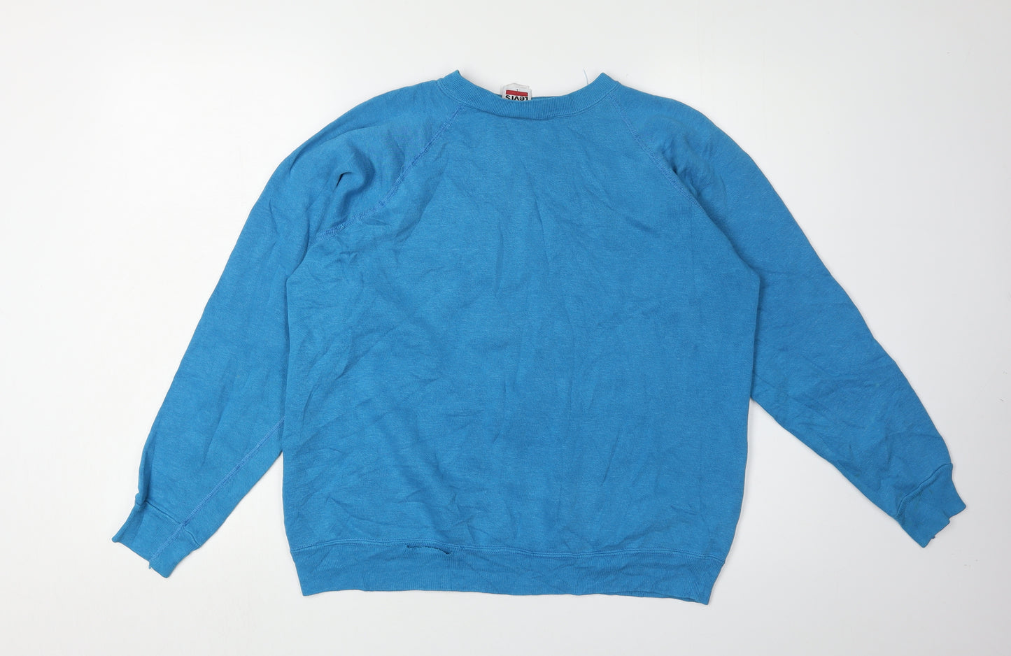 Levi's Unisex Blue Pullover Sweatshirt Large Vintage