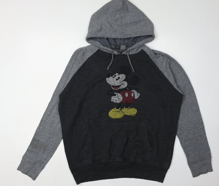 Disney Unisex Mickey Mouse Grey Hoodie L Pullover