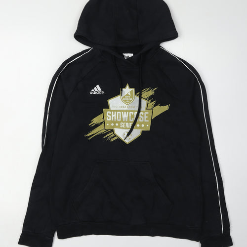 Adidas Unisex Black Pullover Hoodie M