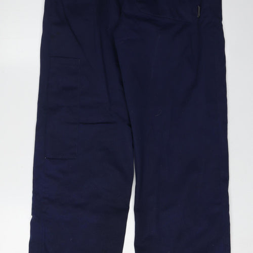 Trojan Blue Men's Cargo Trousers Size 30
