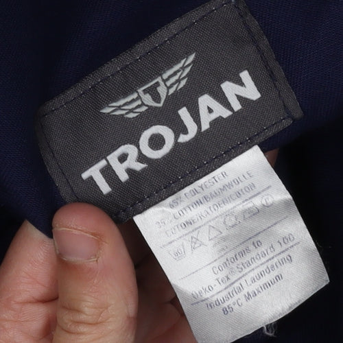 Trojan Blue Men's Cargo Trousers Size 30