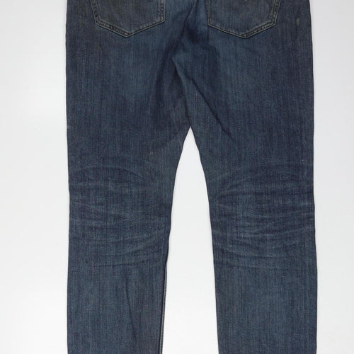 White Stuff Men's Blue Straight Jeans, Size 34