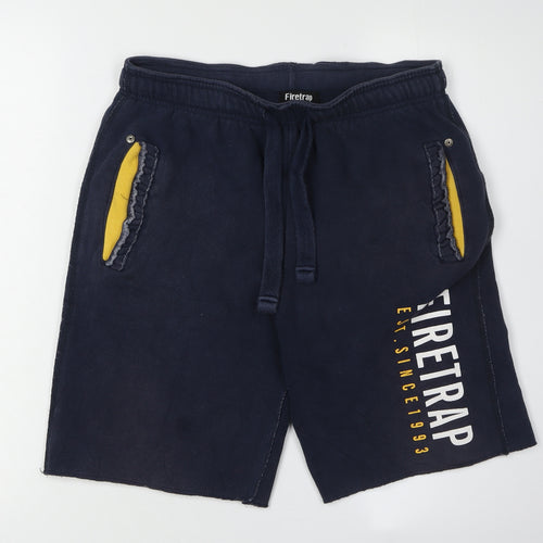 Firetrap Men's Blue Sweat Shorts M - Casual Comfort
