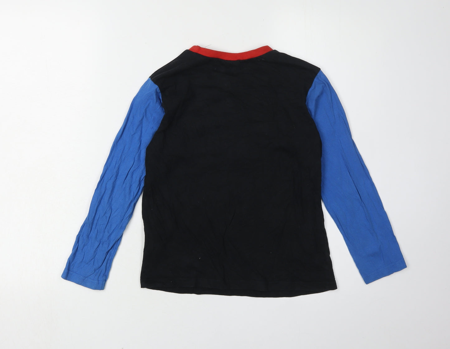 Marvel Boys Spider-Man Long Sleeve T-Shirt, 9-10 Years, Black & Blue