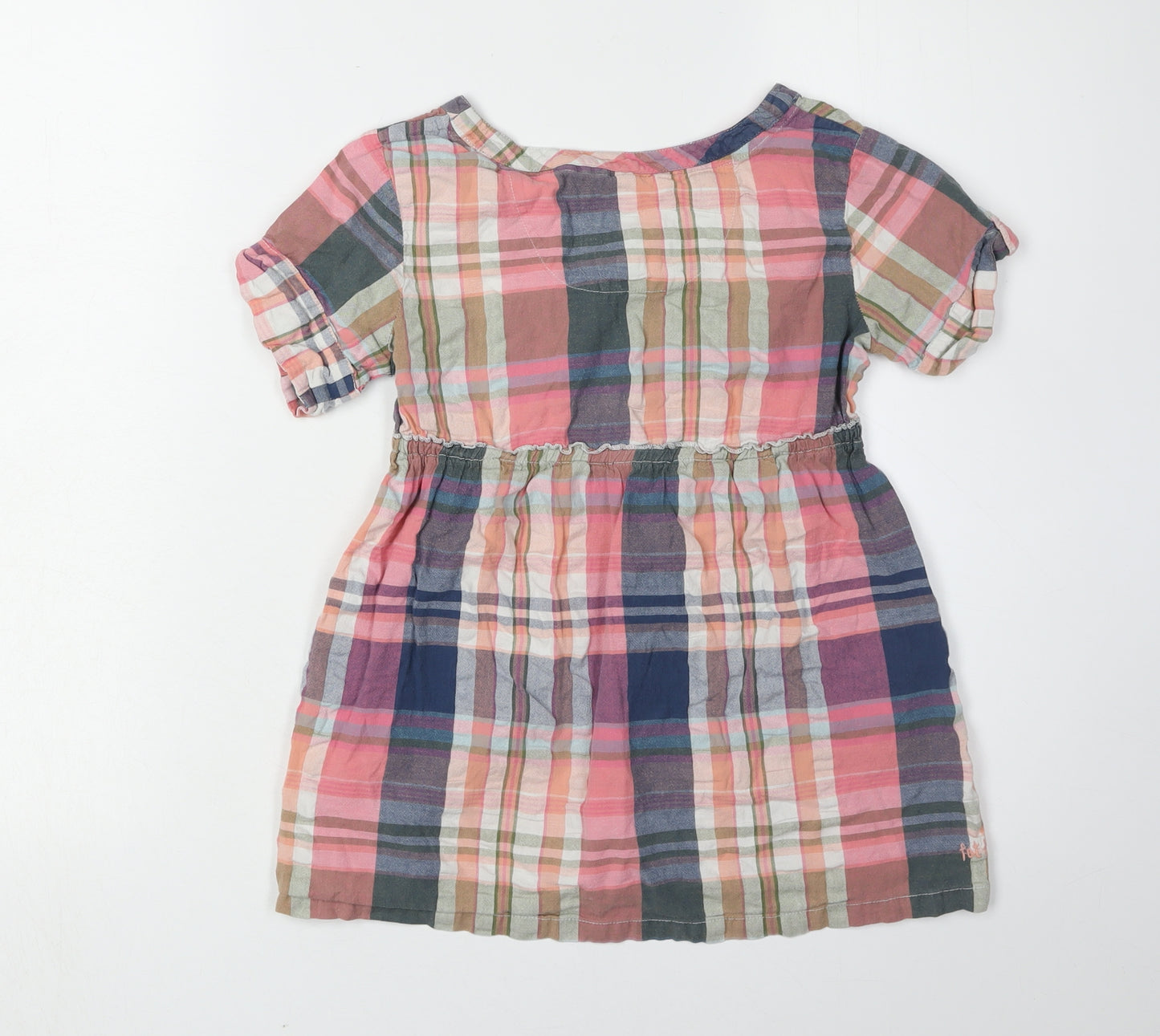 FatFace Girls Multicoloured Plaid Blouse, 11-12 Years