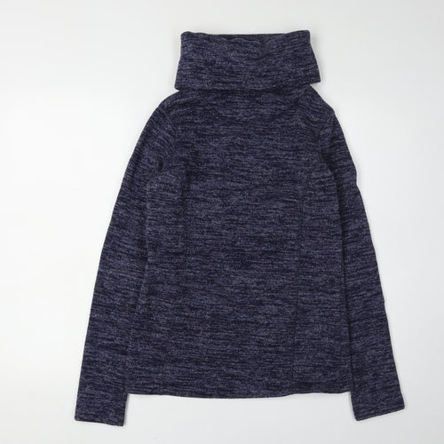 Mountain Warehouse Women's Blue Cowl Neck Sweatshirt Size 8