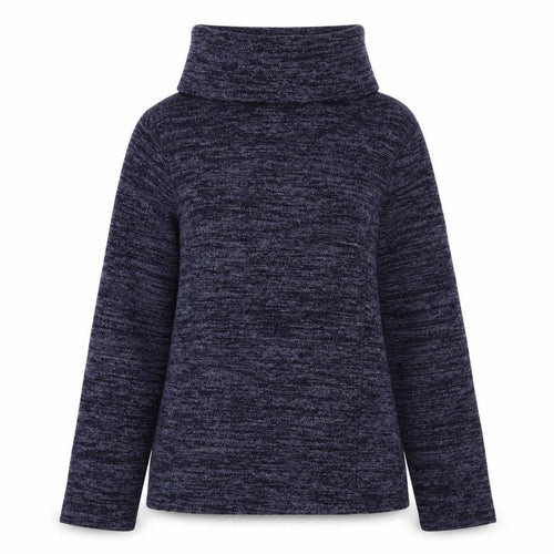 Mountain Warehouse Women's Blue Cowl Neck Sweatshirt Size 8