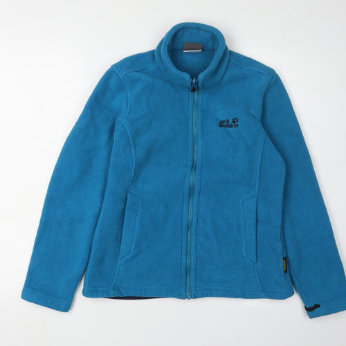Jack Wolfskin Women's Blue Fleece Jacket M