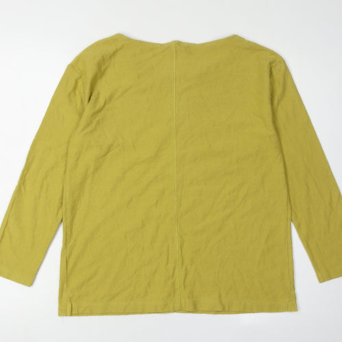 White Stuff Women's Green Long Sleeve Top Size 10