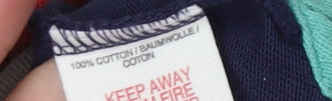 Mini Boden Boys Multicoloured Striped Polo Shirt 9-10 Years