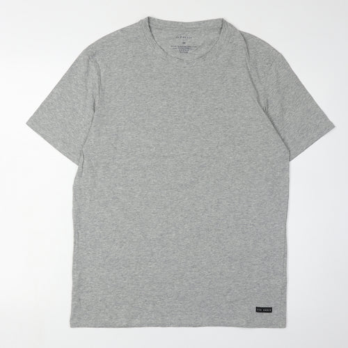 Ted Baker Men's Grey Crew Neck T-Shirt Size M