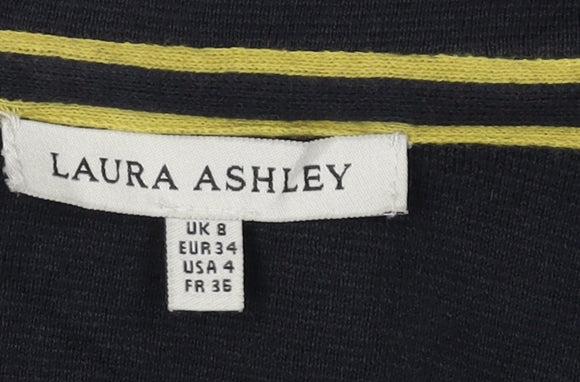 Laura Ashley Women's Black Blazer, Size 8, Regular Fit