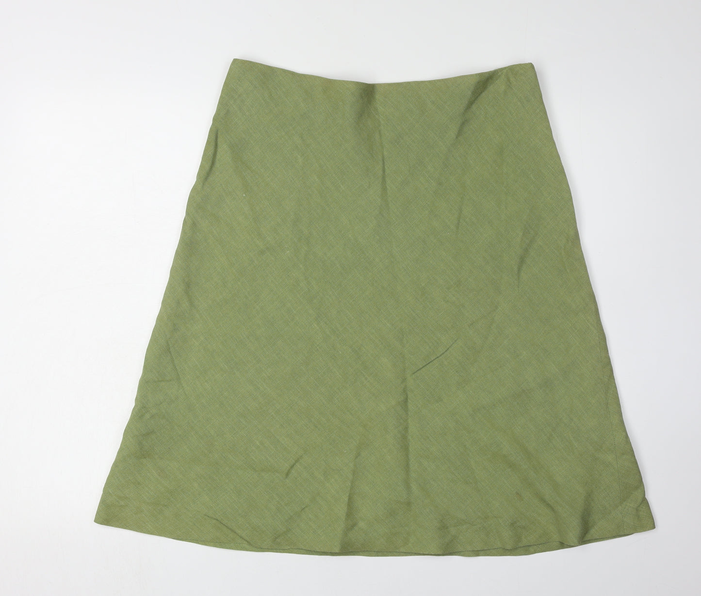 Jigsaw Women's Green A-Line Skirt Size 14