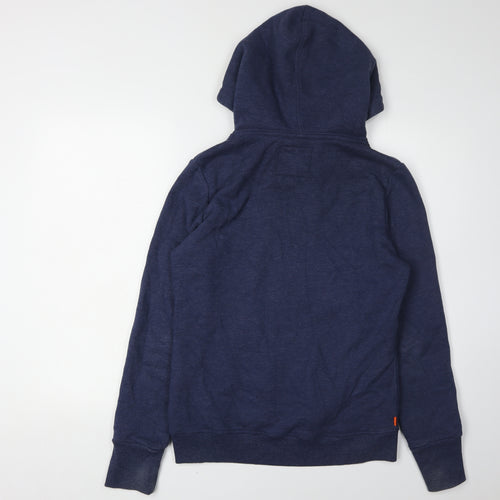 Superdry Women's Blue Hoodie, Medium, Classic Fit