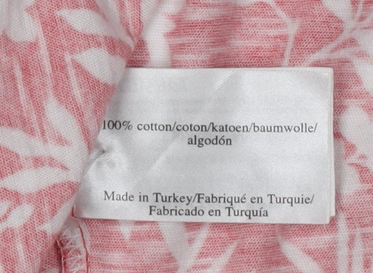 Laura Ashley Women's Red Floral Blouse Size 8