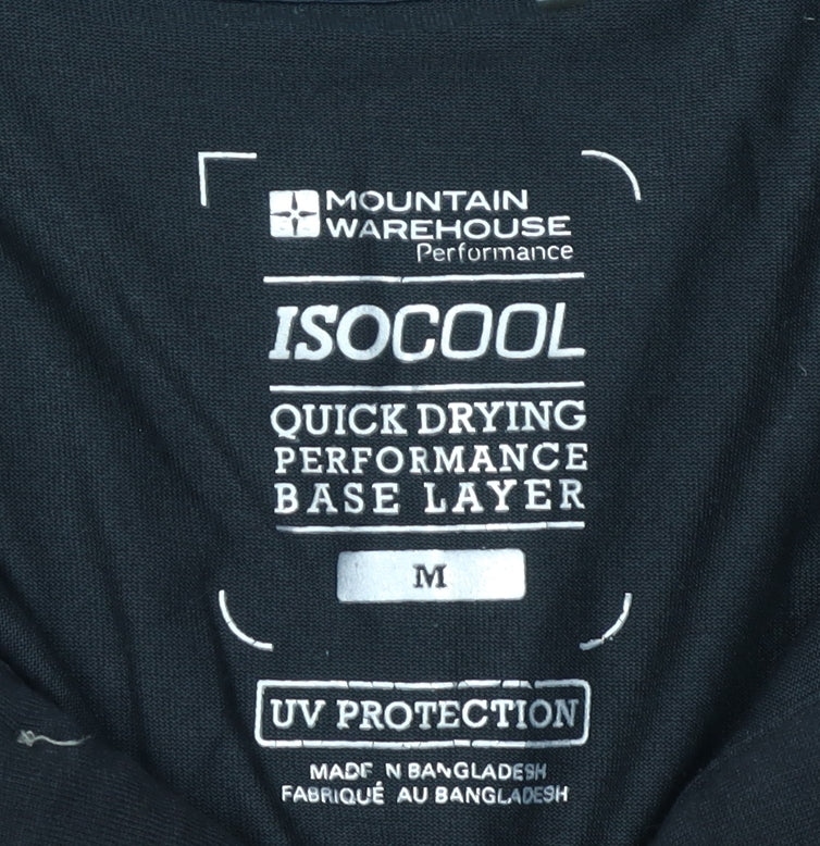 Mountain Warehouse Men's Black Polo M Quick Dry Active