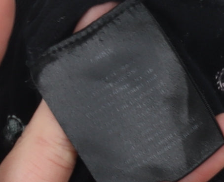 Jaeger Women's Black Polka Dot Pullover Jumper Size M