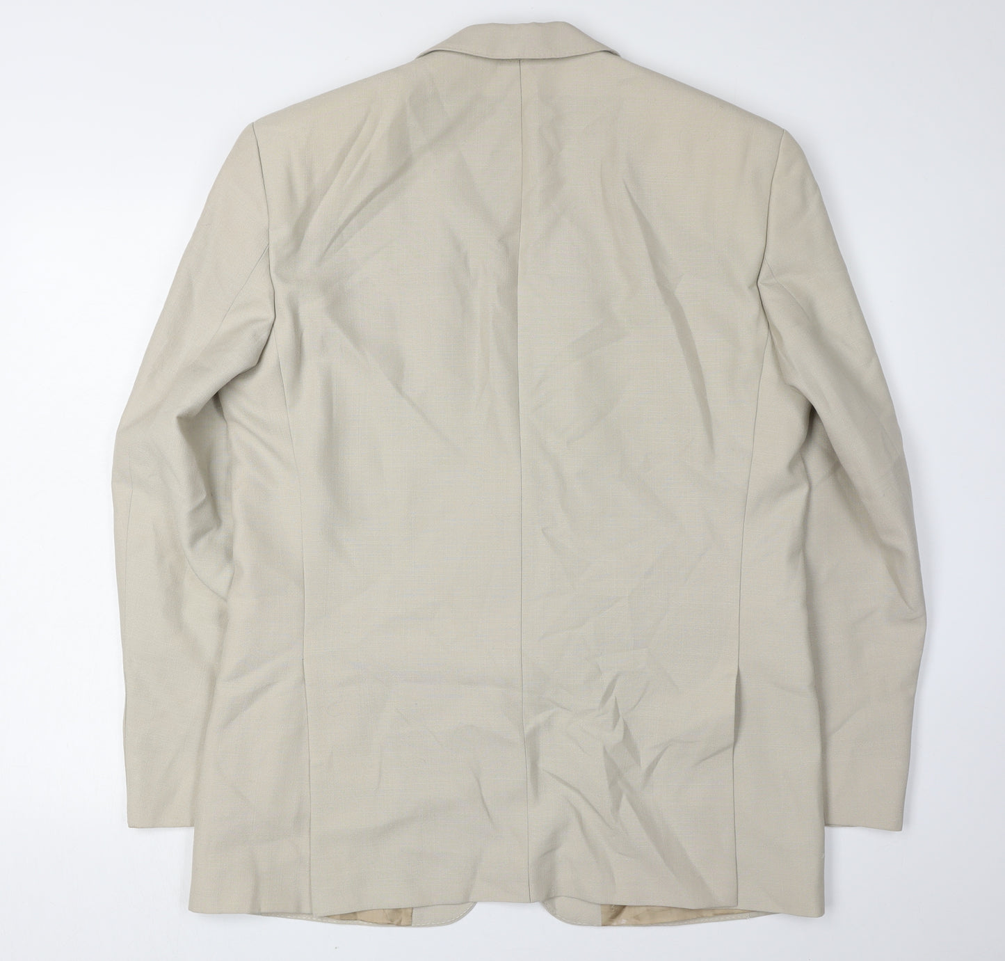 James Bell Men's Beige Blazer 50 Regular Fit