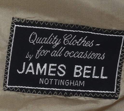 James Bell Men's Beige Blazer 50 Regular Fit