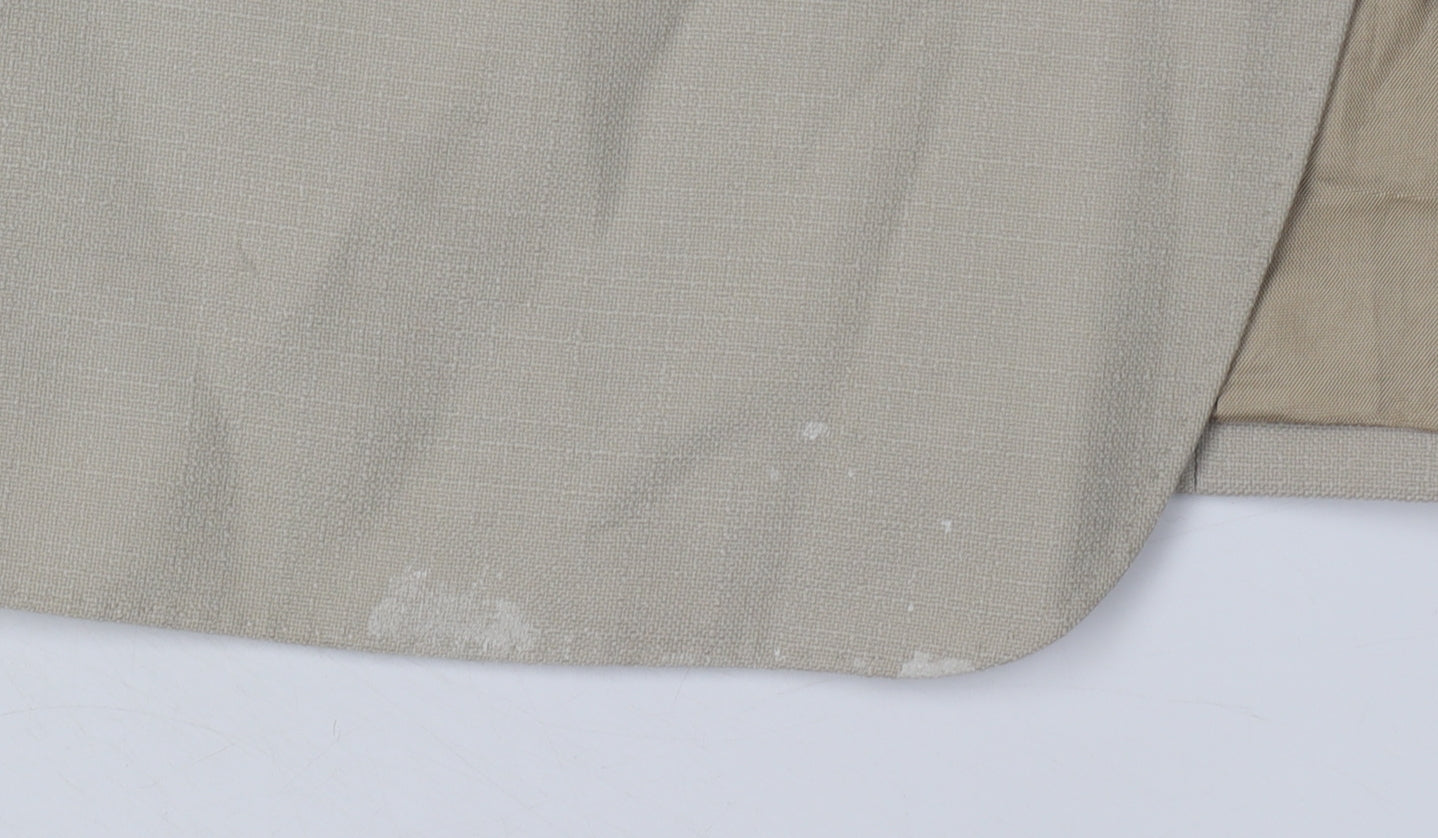 James Bell Men's Beige Blazer 50 Regular Fit