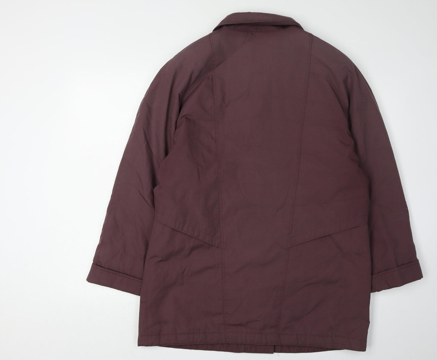 Telemac Women's Brown Mid-Length Overcoat Size 12