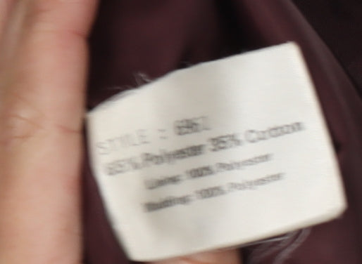 Telemac Women's Brown Mid-Length Overcoat Size 12