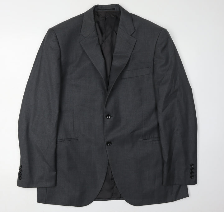 Howick Men’s Grey Blazer, Size 42R, Classic Fit