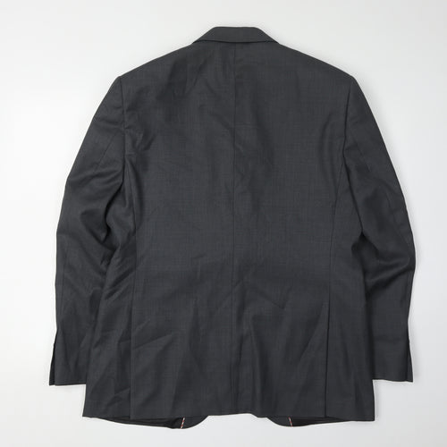 Howick Men’s Grey Blazer, Size 42R, Classic Fit