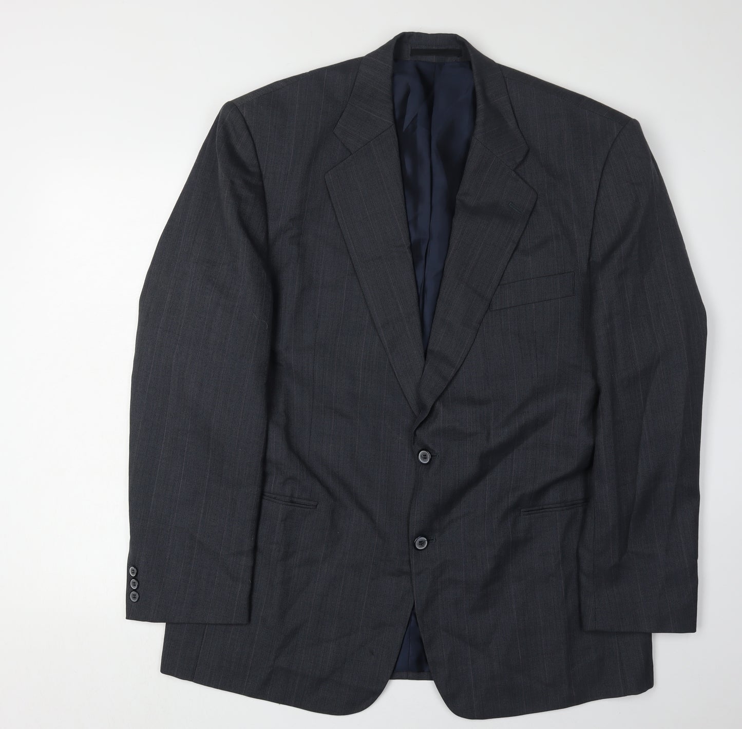 C&A Men's Black Suit Jacket, Medium, Classic Fit