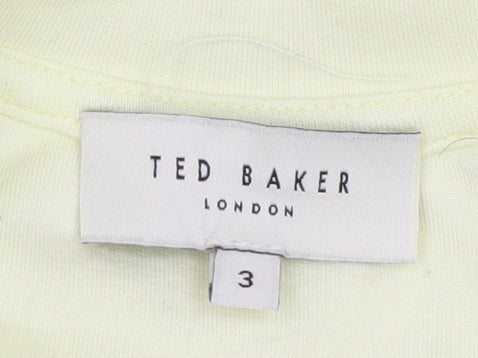 Ted Baker Women's Ivory Flared Sleeve Top Size M