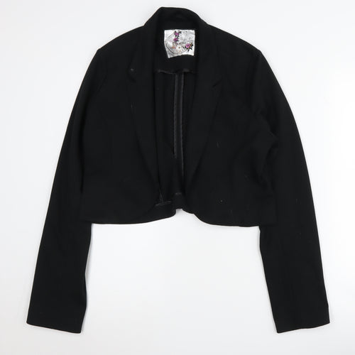New Look Women's Black Cropped Blazer UK 18