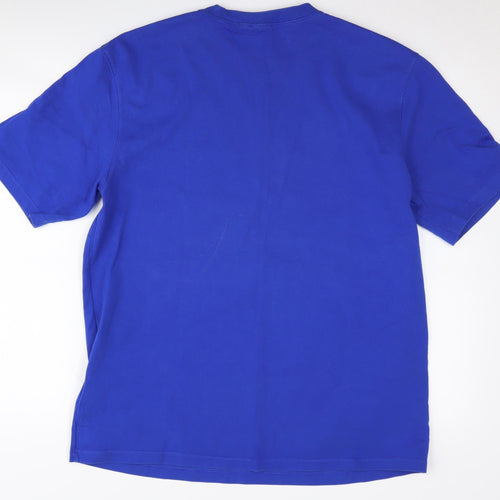 Adidas Women's Blue Crew Neck T-Shirt Size 12