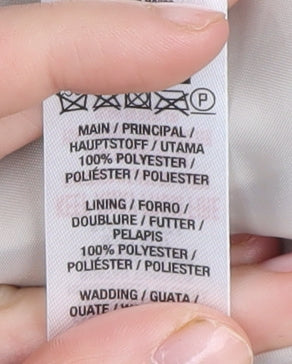 Dorothy Perkins Women's Ivory Puffer Jacket Size 18