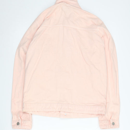 ASOS Women's Pink Cropped Jacket M - Casual Spring Essential