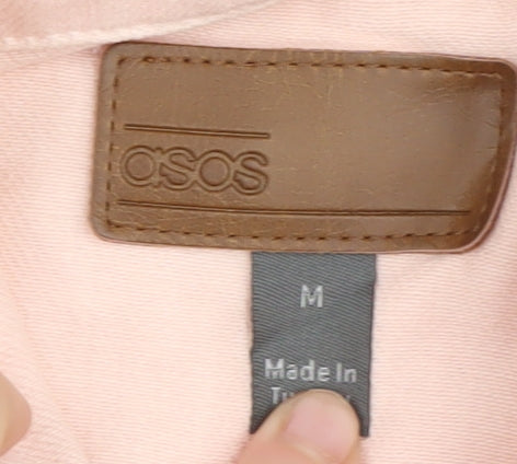 ASOS Women's Pink Cropped Jacket M - Casual Spring Essential