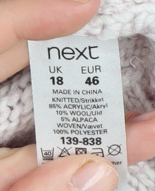 Next Women's Ivory Pullover Jumper Size 18