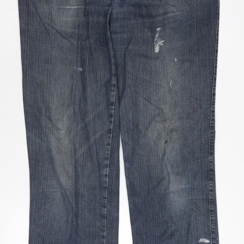 Meyer Men's Blue Straight Jeans Size 36 Regular Fit