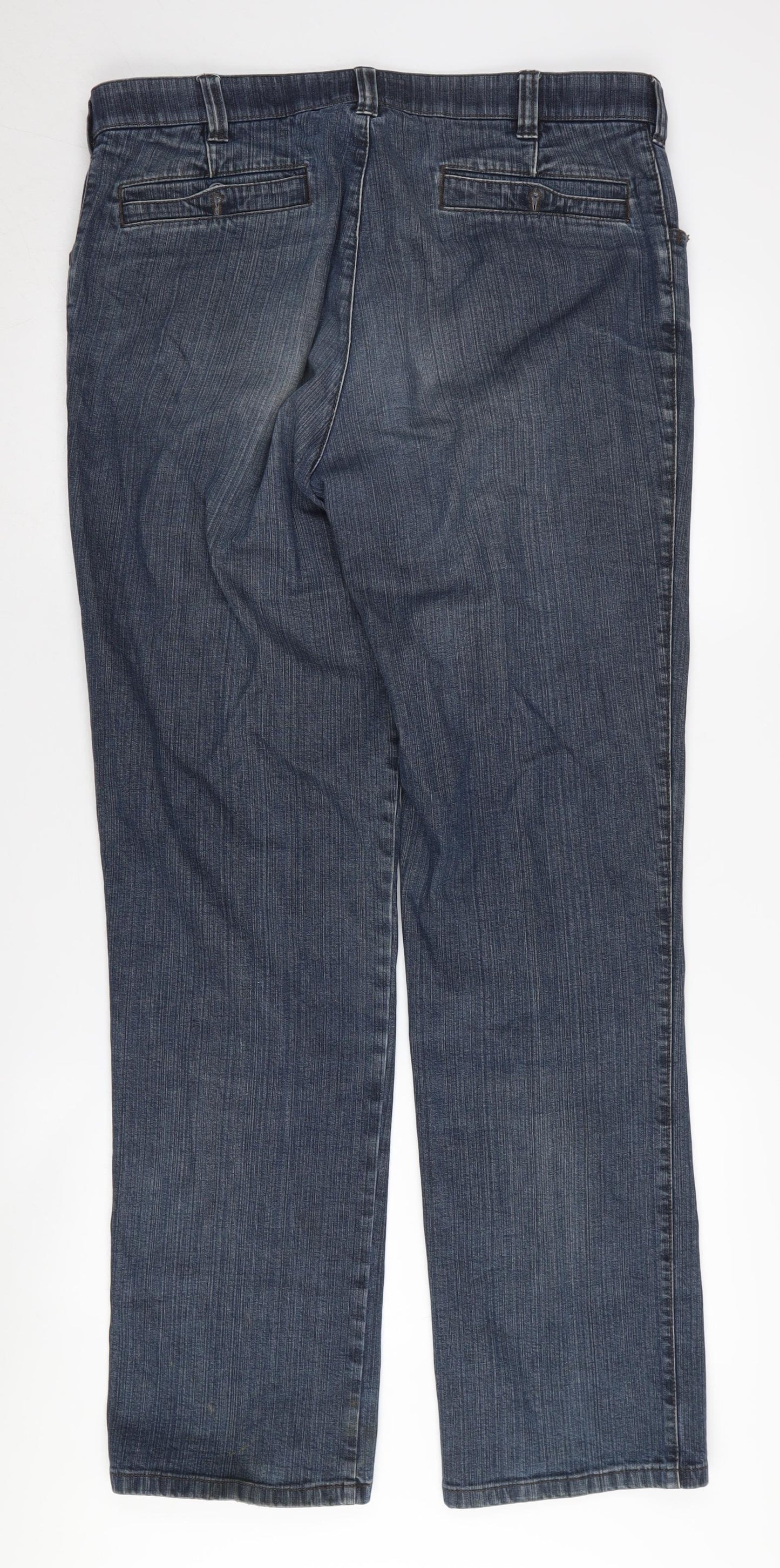 Meyer Men's Blue Straight Jeans Size 36 Regular Fit