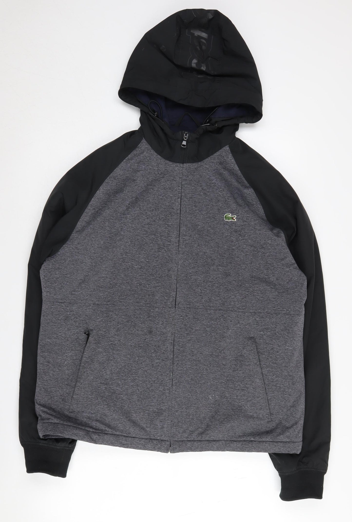 Lacoste Sport Men's Grey Hooded Jacket US L