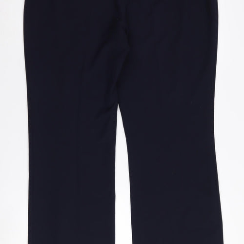 Marks and Spencer Women's Black Straight Trousers Size 16
