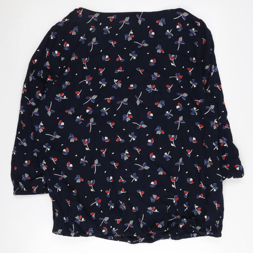 Maine New England Women's Floral Tunic Blouse, Size 16