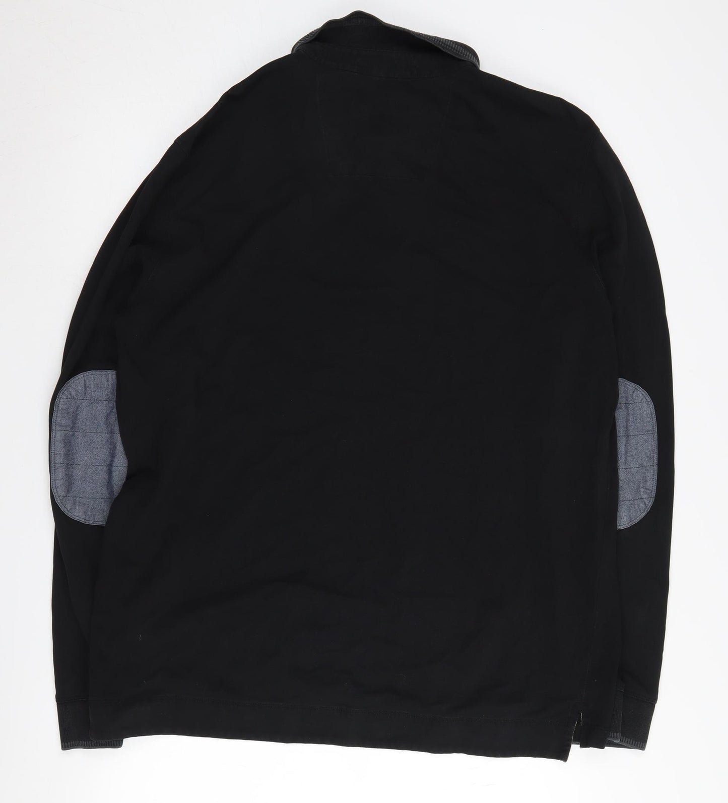 Hugo Boss Men's Black XXL Long Sleeve Polo Shirt