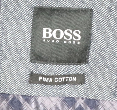 Hugo Boss Men's Black XXL Long Sleeve Polo Shirt