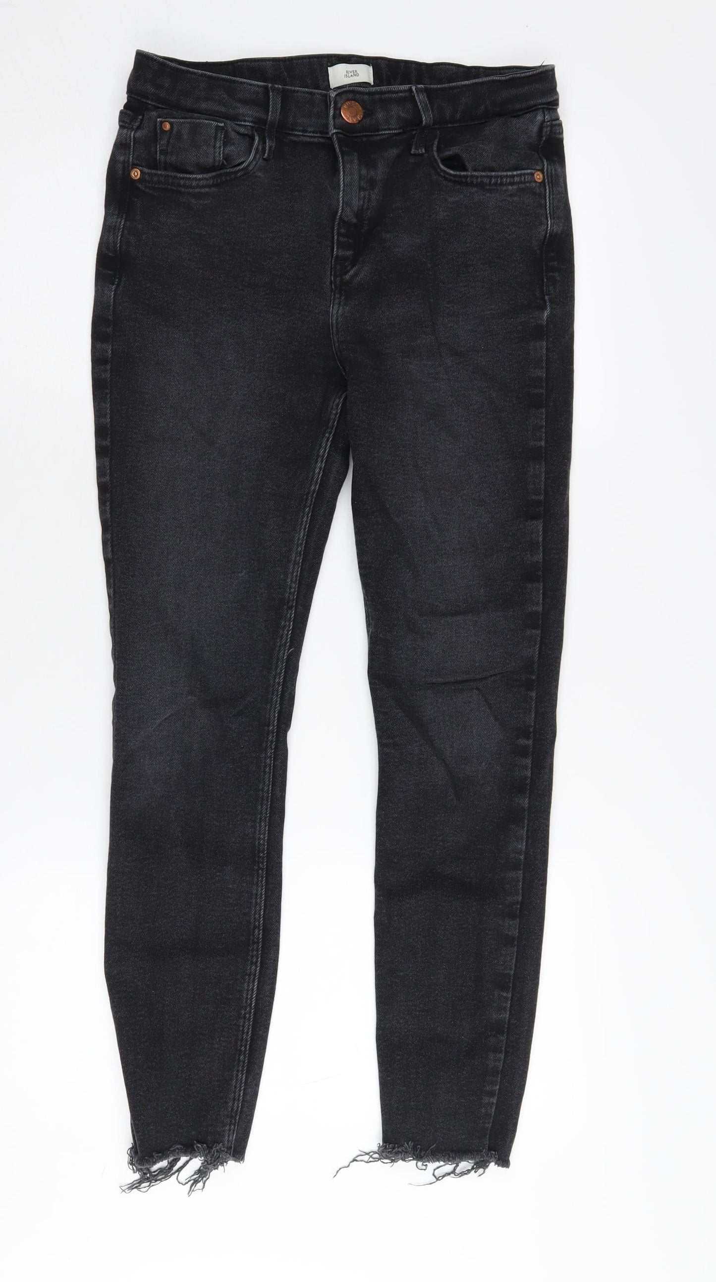 River Island Women's Black Skinny Jeans Size 12